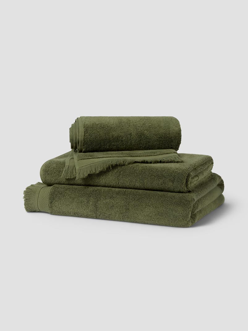 FRINGE-EDGE-TOWEL-OLIVE-GREENgroup