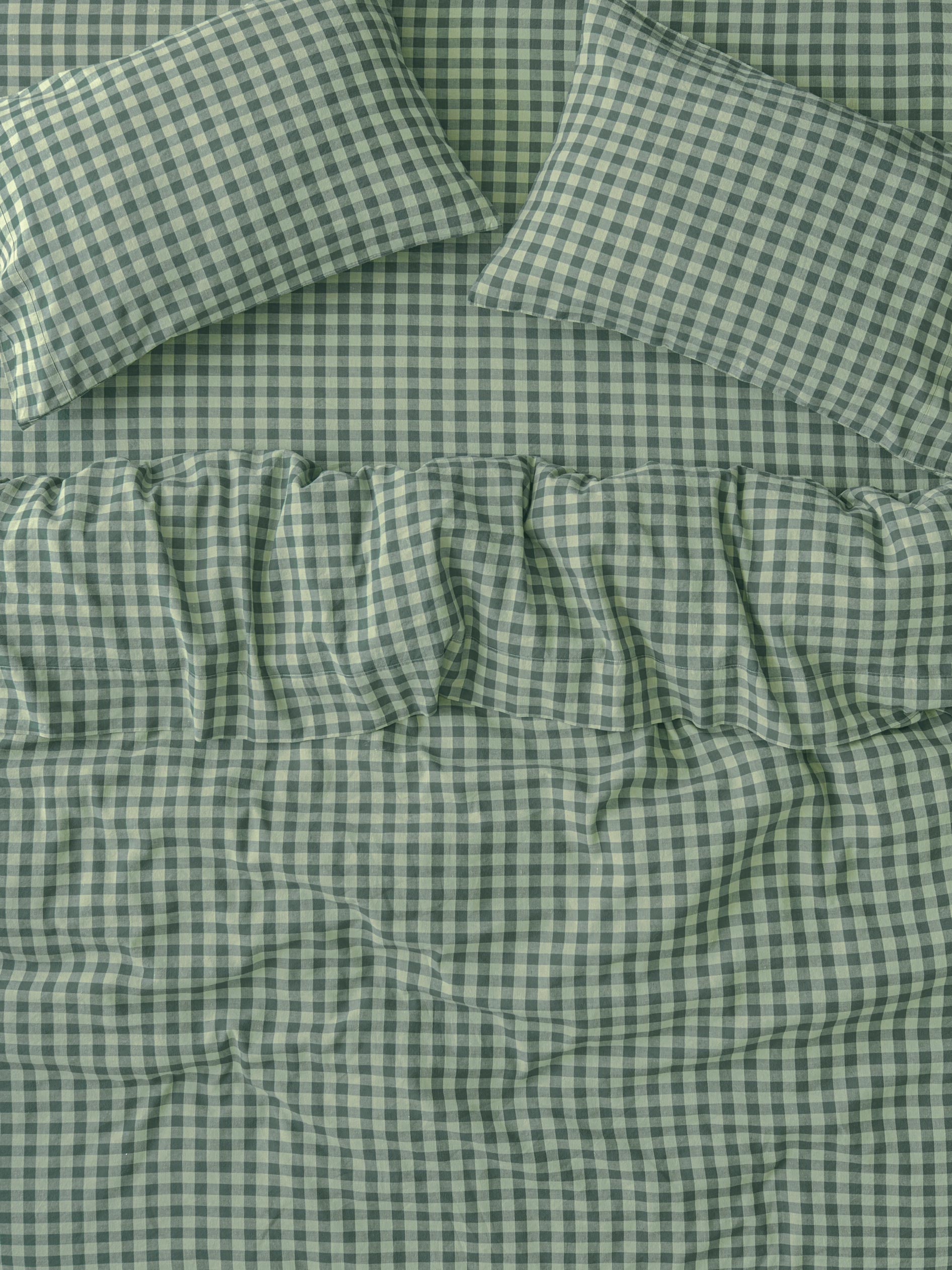 Pine_Green_Pembroke_Gingham_Linen_Blend_Duvet_Cover_1